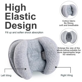 KAKIBLIN Baby Support Pillow, Head and Neck Support,Banana Neck Pillow for Baby, Travel Pillow for Stroller Neck Support, Adjustable Head Pillow for Kids Toddler