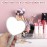 LOPURO Sparkling Rhinestone Heart Shaped Handheld Mirror, Rhinestone Handheld Heart Mirror Bling Glitter Cute Cosmetic Hand Mirror with Handle Portable Makeup Mirror for Women Travel