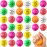 Wettarn 30 Pcs Motivational Stress Balls for Teens and Adults 1.97\'\' Colorful Foam Inspirational Quotes Stress Balls Hand Exercise Toys Employee Appreciation Gift for Anxiety Tension Relieve