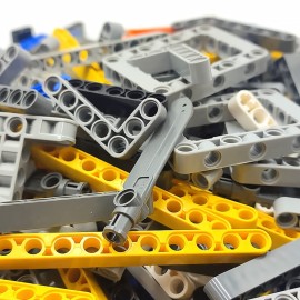 ZHX Technical Beam Set 266 Pieces - Chassis Frame Liftarm Beam Parts Piece Axles Connector for Technic Car STEM Engineering Building Brick Compatible with Major Brand Toys