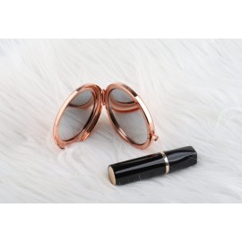 SEIRAA Delta Elephant Pocket Mirror Greek Sorority Sister Makeup Mirror to be a Girl Sorority Gift (Sorority Sister Makeup Mirror)