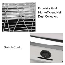 Nail Dust Collector Vacuum Machine, Cofashion 80W Nail Dust Vacuum Powerful NailVacuum for Acrylic Nail Polygel Nail Filter Replaceable Use for Salon & Home Nail Dust Collector Vacuum Machine, Cofashion 80W Nail Dust Vacuum Powerful NailVacuum for Acrylic Nail Polygel Nail Filter Replaceable Use for Salon & Home