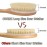 OWIIZI Bath Brushes with Soft and Natural Bristles Antiskid Wooden Long Handle Shower Body Scrubber for Wet or Dry Exfoliating,Back Scrub Deep Cleanse