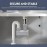 LukLoy Professional Salon Hair Trap for Backwash Shampoo Bowl Sink, Universal PVC Catch All Hair P Trap Easy Clean (1)