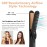 Hywestger Flat Iron Hair Straightener and Curler 2 in1 | 360 Airflow Styler Curling Iron with 80 Ionic Cooling Air Vents, 5 Adjustable Temperature Settings, 15s Fast Heating & Dual Voltage
