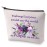 Purple Quote Makeup Bag Purple Lover Gift Wishing Everyone Would See The World As Purple As We Do Cosmetic Bag Purple Fans Gift (As Purple As We Do)