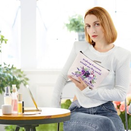 Purple Quote Makeup Bag Purple Lover Gift Wishing Everyone Would See The World As Purple As We Do Cosmetic Bag Purple Fans Gift (As Purple As We Do) Purple Quote Makeup Bag Purple Lover Gift Wishing Everyone Would See The World As Purple As We Do Cosmetic Bag Purple Fans Gift (As Purple As We Do)