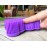 Premium Sensory Brush for Kids or Autism,Soft Silicone Body Scrubber,2 in 1 Sensory Room Occupational Therapy Sensory Brushes,Silicone Loofah,Pet Shower Brush Bath Brush Shampoo Brush(Bear-Purple)