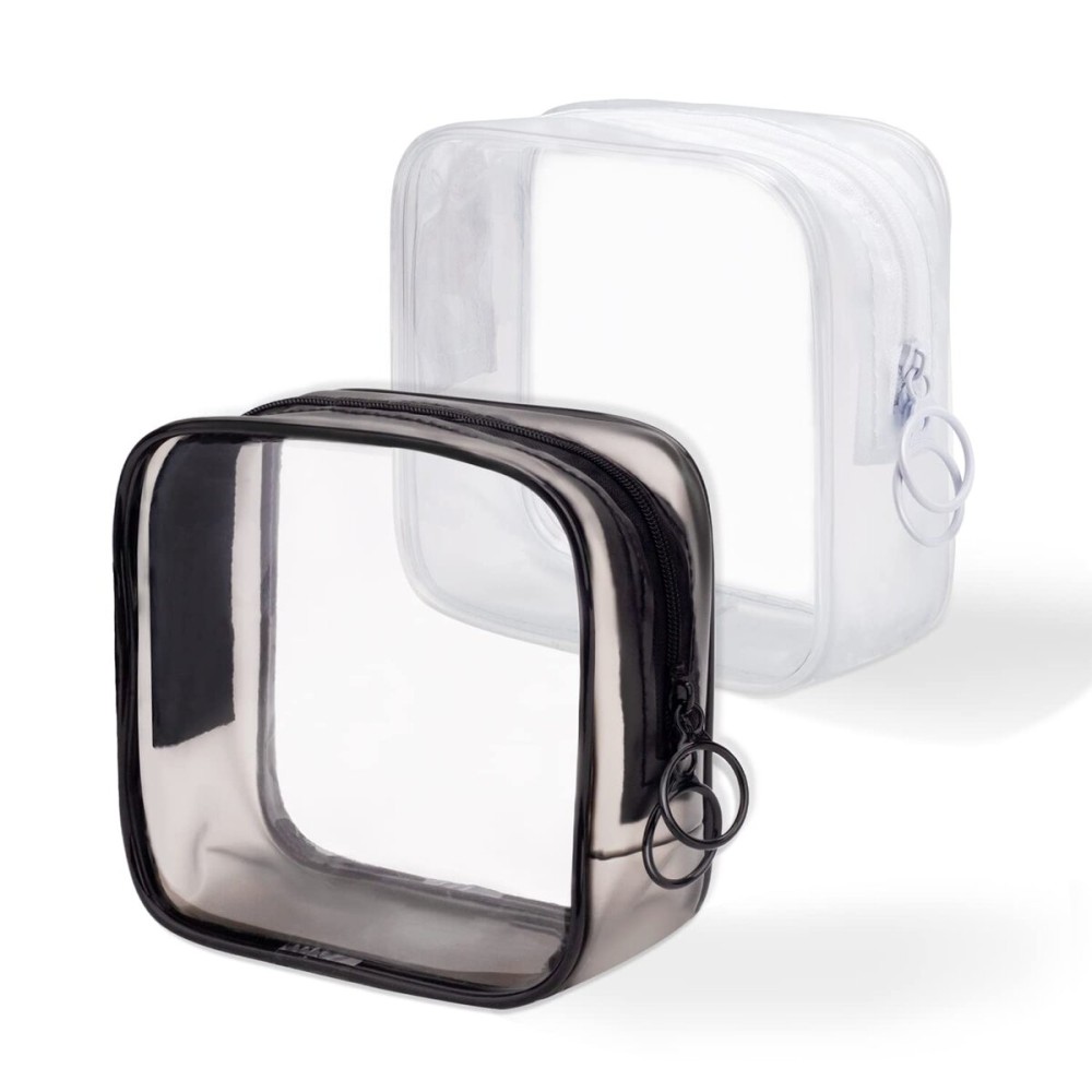 LYroo Small Makeup Bag Clear Mini Makeup Zipper Pouch Makeup Bag Small Cosmetic Bag for Purse Essentials Items Women Coin Purse Aesthetic Stuff2 Pack LYroo Small Makeup Bag Clear Mini Makeup Zipper Pouch Makeup Bag Small Cosmetic Bag for Purse Essentials Items Women Coin Purse Aesthetic Stuff2 Pack