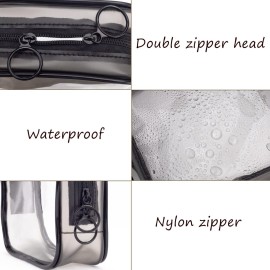 LYroo Small Makeup Bag Clear Mini Makeup Zipper Pouch Makeup Bag Small Cosmetic Bag for Purse Essentials Items Women Coin Purse Aesthetic Stuff2 Pack LYroo Small Makeup Bag Clear Mini Makeup Zipper Pouch Makeup Bag Small Cosmetic Bag for Purse Essentials Items Women Coin Purse Aesthetic Stuff2 Pack