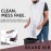 SAIJINZHI Male Beard Shaving Apron Care Clean Hair Adult Shaver Holder Bathroom Organizer for Man, Beard Trimming Catcher Bib (white)