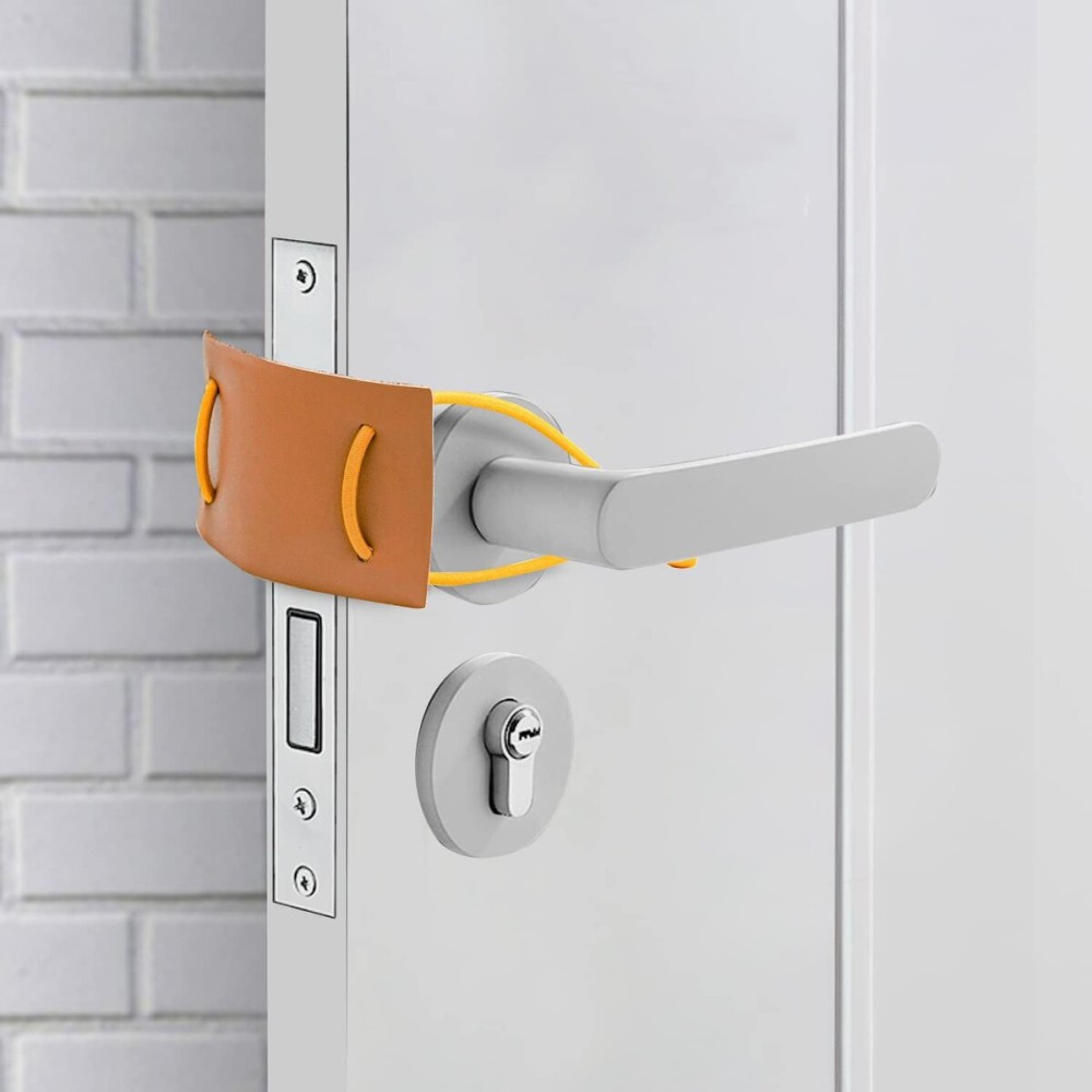 Door Silencer Closer Cushion for Baby,Door Slam Preventer with Telescopic Strap for Nursery,Light Sleepers,Baby Safety,1 Pieces, W 3.5 x L 2 inches