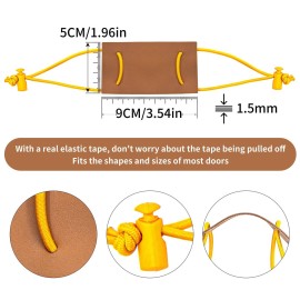 Door Silencer Closer Cushion for Baby,Door Slam Preventer with Telescopic Strap for Nursery,Light Sleepers,Baby Safety,1 Pieces, W 3.5 x L 2 inches