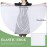 Tranqun 3 Pcs Double Stroller Mosquito Net Breathable Mesh Baby Stroller Net Stroller Netting Mosquito for Baby Stroller Bug Cover for Double Stroller Tandem Stroller Bassinet Cradle Playard