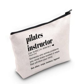 ZJXHPO Pilates Coach Trainer Survival Kit Pilates Instructor Appreciation Gift Pilates Instructor Definition Makeup Bag With Zipper ZJXHPO Pilates Coach Trainer Survival Kit Pilates Instructor Appreciation Gift Pilates Instructor Definition Makeup Bag With Zipper
