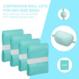 Lisyee 4 Pack Adult Diaper Liner Refills Compatible with Janibell Akord 280 Slim Model Adult Diaper System, Green, Lightly Scented