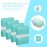 Lisyee 4 Pack Adult Diaper Liner Refills Compatible with Janibell Akord 280 Slim Model Adult Diaper System, Green, Lightly Scented