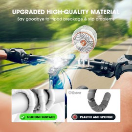 Ausic Stroller Fan with Mist, 100ml Misting Portable Fan for Stroller, Baby Fans with Detachable Tripod, Baby Essentials, Clip on Fans for Crib, Treadmill, Car Seat, Outdoor