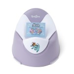 Potty Time New | Potty Training Seat by Potty Watch Inventor - Easy & Fun Toilet Seat with Interactive 6 Reusable Color Changing Magic Stickers - Easy to Peel Stickers for Kids - (Potty Seat, Space)