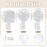 Bucherry 3 Pcs Rhinestone Hand Mirror Heart Shaped Bling Dazzling Hand Held Mirrors Square Round Shape white Cosmetic Portable Decorative Personal Makeup Mirrors for Women Wedding Gift