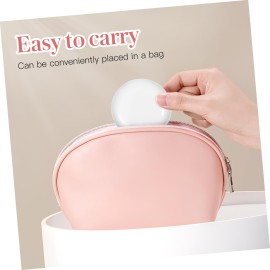 Beaupretty 2Pcs Empty Lips Balm Jars Plastic Lip Mask Holders with Silicone Lip Brush and Mirror Lid Face Cream Containers