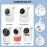 Adjustable Baby Monitor Wall Mount for VTech VM901/VM924/VM923/VM928, Full-Range View and Easy Installation Without Drilling
