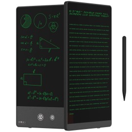 LCD Writing Tablet for Adults-6.5&6 LCD Writing Tablet,Double-Sided Full Screen Electronic Drawing Pad,Mini Portable Digital Notepad for School,Office,Home,Erasable,Reusable