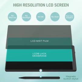 LCD Writing Tablet for Adults-6.5&6 LCD Writing Tablet,Double-Sided Full Screen Electronic Drawing Pad,Mini Portable Digital Notepad for School,Office,Home,Erasable,Reusable