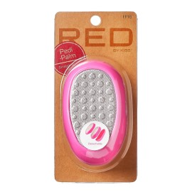 RED by Kiss Stainless Steel Ped Egg Foot File 2 in-1 Callus Remover for Dry and Wet Feet, Smooth Rough Skin, Include 2 Grit (Soft & Hard), Washable Foot Scrubber for Cracked Heels RED by Kiss Stainless Steel Ped Egg Foot File 2 in-1 Callus Remover for Dry and Wet Feet, Smooth Rough Skin, Include 2 Grit (Soft & Hard), Washable Foot Scrubber for Cracked Heels