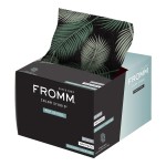 Fromm Color Studio Medium Weight Pop Up Hair Foil in Palms Leaves Pattern, 5 x 11 Embossed Aluminum Foil Sheets, Hair Foils for Highlighting and Coloring - 500 Foil Sheets