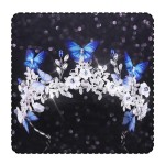 Unicra Butteryfly Silver Tiaras and Crowns Leaf Queen Crown Rhinestone Bridal Wedding Tiara Flower Princess Tiara Hair Accessories for Women and Girls