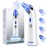 SACOTO Blackhead Remover Pore Vacuum, Face Suction Pore Cleaner, 5 Suction Power Electric Blackhead Extractor Tool, 4 Probes, Blackhead Suction Remover for Women & MenBlue