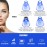 SACOTO Blackhead Remover Pore Vacuum, Face Suction Pore Cleaner, 5 Suction Power Electric Blackhead Extractor Tool, 4 Probes, Blackhead Suction Remover for Women & MenBlue
