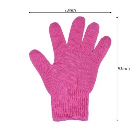 FOHOLA 1 Pc Professional Heat Resistant Gloves for Hair Styling, Heat Proof Gloves, Heat Protection Gloves for Curling Wand (Pink) (1, M)