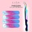 LLBA Lash Tweezer Professional Volume False Lash Application Tool | Multi Shapes & Purposes Tweezers | Non-Slip Grip Tweezers for Volume, Isolation & Classic Lashes (Galaxy, Save Time Inner Corner)