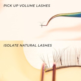 LLBA Lash Tweezer Professional Volume False Lash Application Tool | Multi Shapes & Purposes Tweezers | Non-Slip Grip Tweezers for Volume, Isolation & Classic Lashes (Galaxy, Save Time Inner Corner) LLBA Lash Tweezer Professional Volume False Lash Application Tool | Multi Shapes & Purposes Tweezers | Non-Slip Grip Tweezers for Volume, Isolation & Classic Lashes (Galaxy, Save Time Inner Corner)