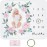 Baby Monthly Milestone Blanket for Baby Girl, Newborn Age Months Blanket Photo Prop with Growth Chart, Floral Wreath & Headband