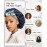 Satin Bonnet for Women Silk Hair Bonnet for Sleeping Cap with Band Double Layer Night Cap for Curly Hair Wrap (Navy(Leopard Band))