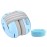 Hocazor HZ001 Baby Hearing Protection - CE & CPC Certified for Babies up to 36 Months - with Replacement Headband Baby Earmuffs Ear Protection for Airplane, Firework Show - Pale Blue