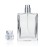 JJKMALL 100ML 3.4oz Glass Spray Bottles for Essential Oils, Perfumes, Empty Clear Mist Spray Bottle with - (1Pack) 1pc Funnel Filler 1PC 3ml Dropper 1pc Storage Gift Bag