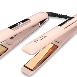 FUNTIN S10 Hair Straightener, Flat Iron - 100% Pure Titanium Flat Iron for straightening Curls Ion Inside 1 Inch (Baby Pink) FUNTIN S10 Hair Straightener, Flat Iron - 100% Pure Titanium Flat Iron for straightening Curls Ion Inside 1 Inch (Baby Pink)