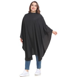 PERFEHAIR Barber Cape - Snap Closure Hair Cutting Cape, Soft & Lightweight Haircut Capes for Men & Women, Super Silky Smooth Texture