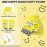 Wood Homing 72PCS One Happy Dude Birthday Party Favor for Kids Smile Face Theme Gifts Set Include Bracelet Tatto Thank You Card with Keychain and Organza Smile Party Classroom School Supplies