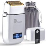 Fagaci 5 Speeds Double Foil Shavers for Men Professional Irritation Free, Close Clean Shaving Foil Razor, Electric Shavers for Men, Maquina de Afeitar para Hombre, Neck Barber Shaver