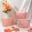 Cunno 48 Pcs Bridesmaid Proposal Gift Set with Cosmetic Bags, Scrunchies, Bracelets and Cards in Rose Pink