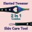 2 in 1 Rainbow Double Ended Tweezers Sharp Slant Precision Tweezer for Eyebrows & Ingrown Hair Removal Skin Care Tool Blackhead Pimple Comedone Remover (1pc)