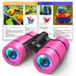 Toys for 3-7 Year Old Girls: LET\'S GO! Binoculars for Kids Bird Watching|Hiking|Camping 4 5 6 7 8 Year Old Girl Boy Birthday Gifts Outdoor Learning Toy for Kid Ages 4-6 Toddler Gift Stuffers