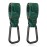 Gukeniu Baby Stroller Hooks for Hanging Bags, Universal Stroller Clips Accessories, Mommy Hook for Diaper Bag, Shopping Cart, Purse, Backpack - 2 Pack, Green Leaf
