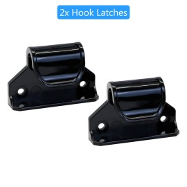 WOMHOM Retractable Baby Gates Replacement Parts Kit (Black) Extra Wide Baby Gate Full Set Wall Mounting Accessories with Brackets Anchors and Screws Retractable Dog Gate Accessories