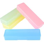 Lokyango 4-Piece Plastic Storage Box for Nail Tools - Multicolor Manicure & Pedicure Supply Organizer